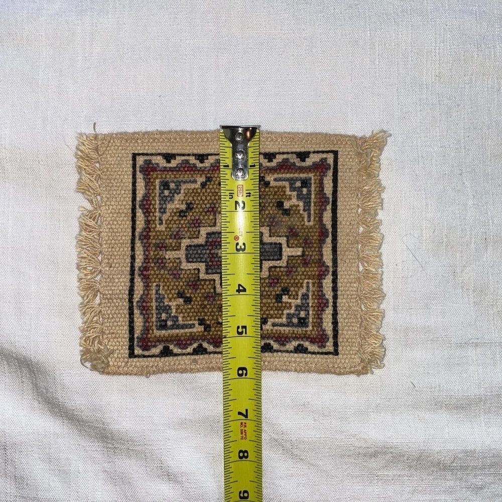 Southwest Motif Stenciled Coaster Rug - Picture 9 of 9